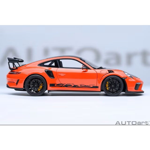 【予約安心出荷】[MDL] オートアート・コンポジットダイキャストモデル 1/18 ポルシェ 911 (991.2) GT3 RS ヴァイザッハ・パッケージ (オレンジ/カーボンブラック) 完成品 ミニカー(78177) AUTOart(オートアート)(20260630)