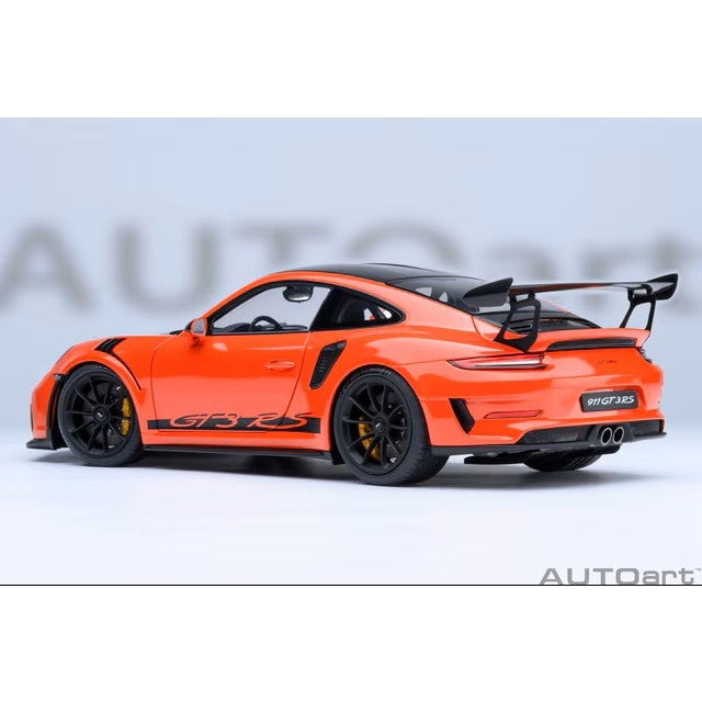 【予約安心出荷】[MDL] オートアート・コンポジットダイキャストモデル 1/18 ポルシェ 911 (991.2) GT3 RS ヴァイザッハ・パッケージ (オレンジ/カーボンブラック) 完成品 ミニカー(78177) AUTOart(オートアート)(20260630)