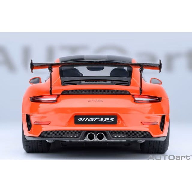 【予約安心出荷】[MDL] オートアート・コンポジットダイキャストモデル 1/18 ポルシェ 911 (991.2) GT3 RS ヴァイザッハ・パッケージ (オレンジ/カーボンブラック) 完成品 ミニカー(78177) AUTOart(オートアート)(20260630)