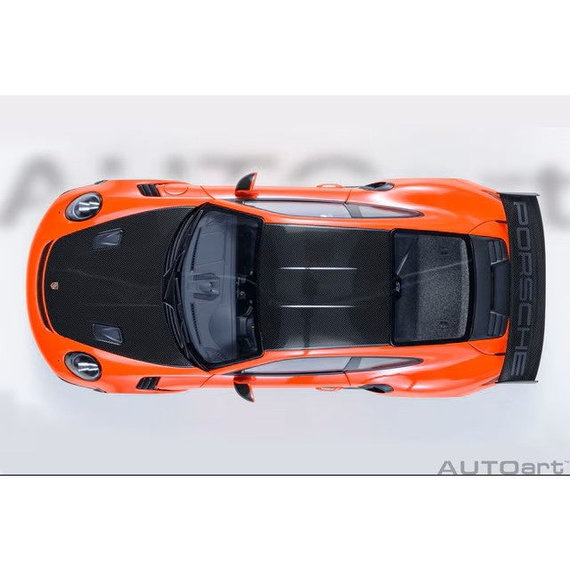 【予約安心出荷】[MDL] オートアート・コンポジットダイキャストモデル 1/18 ポルシェ 911 (991.2) GT3 RS ヴァイザッハ・パッケージ (オレンジ/カーボンブラック) 完成品 ミニカー(78177) AUTOart(オートアート)(20260630)