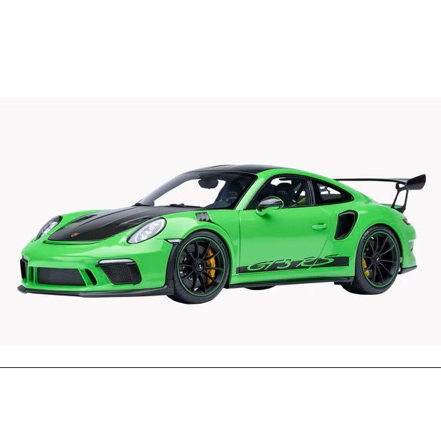 【予約安心出荷】[MDL] オートアート・コンポジットダイキャストモデル 1/18 ポルシェ 911 (991.2) GT3 RS ヴァイザッハ・パッケージ (グリーン/カーボンブラック) 完成品 ミニカー(78179) AUTOart(オートアート)(2026年6月)