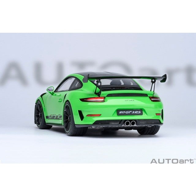 【予約安心出荷】[MDL] オートアート・コンポジットダイキャストモデル 1/18 ポルシェ 911 (991.2) GT3 RS ヴァイザッハ・パッケージ (グリーン/カーボンブラック) 完成品 ミニカー(78179) AUTOart(オートアート)(20260630)