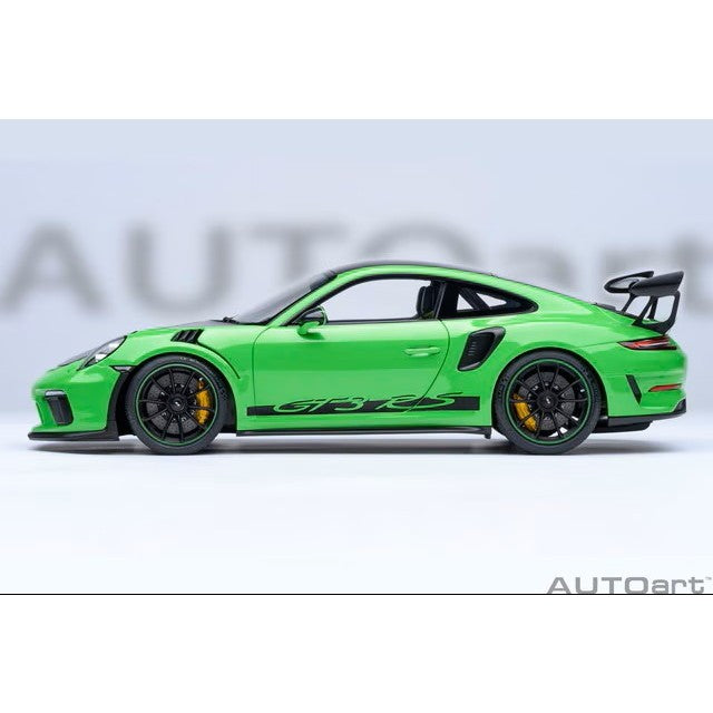 【予約安心出荷】[MDL] オートアート・コンポジットダイキャストモデル 1/18 ポルシェ 911 (991.2) GT3 RS ヴァイザッハ・パッケージ (グリーン/カーボンブラック) 完成品 ミニカー(78179) AUTOart(オートアート)(20260630)
