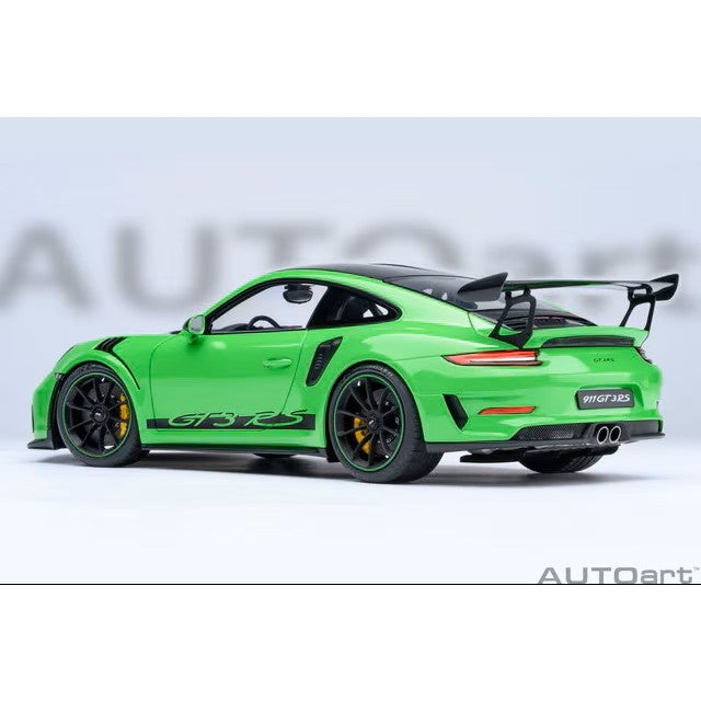 【予約安心出荷】[MDL] オートアート・コンポジットダイキャストモデル 1/18 ポルシェ 911 (991.2) GT3 RS ヴァイザッハ・パッケージ (グリーン/カーボンブラック) 完成品 ミニカー(78179) AUTOart(オートアート)(20260630)