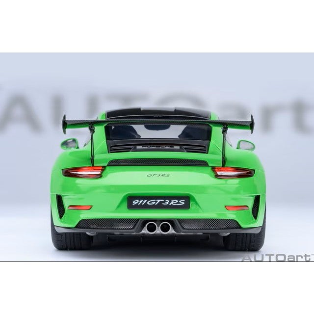 【予約安心出荷】[MDL] オートアート・コンポジットダイキャストモデル 1/18 ポルシェ 911 (991.2) GT3 RS ヴァイザッハ・パッケージ (グリーン/カーボンブラック) 完成品 ミニカー(78179) AUTOart(オートアート)(20260630)