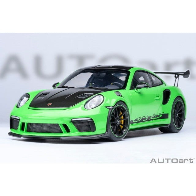 【予約安心出荷】[MDL] オートアート・コンポジットダイキャストモデル 1/18 ポルシェ 911 (991.2) GT3 RS ヴァイザッハ・パッケージ (グリーン/カーボンブラック) 完成品 ミニカー(78179) AUTOart(オートアート)(20260630)