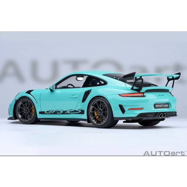 【予約安心出荷】[MDL] オートアート・コンポジットダイキャストモデル 1/18 ポルシェ 911 (991.2) GT3 RS (ミントグリーン) 完成品 ミニカー(78181) AUTOart(オートアート)(20260630)