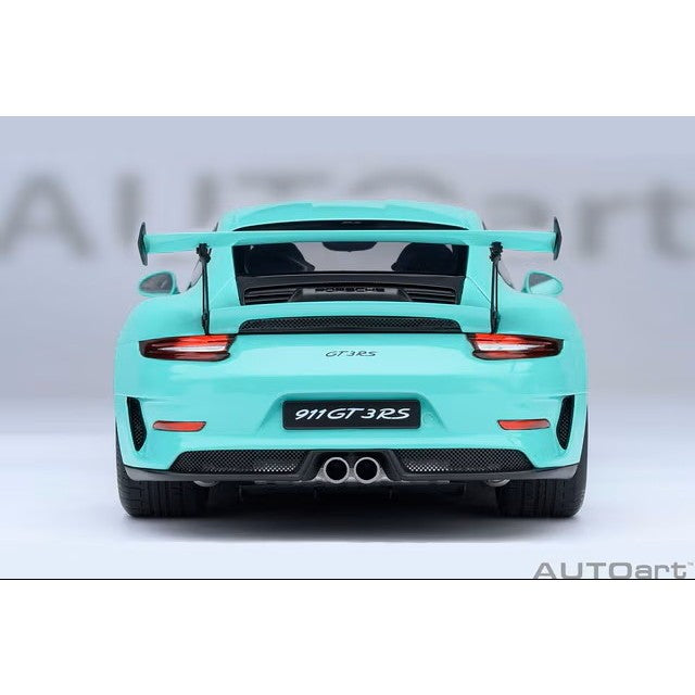 【予約安心出荷】[MDL] オートアート・コンポジットダイキャストモデル 1/18 ポルシェ 911 (991.2) GT3 RS (ミントグリーン) 完成品 ミニカー(78181) AUTOart(オートアート)(20260630)