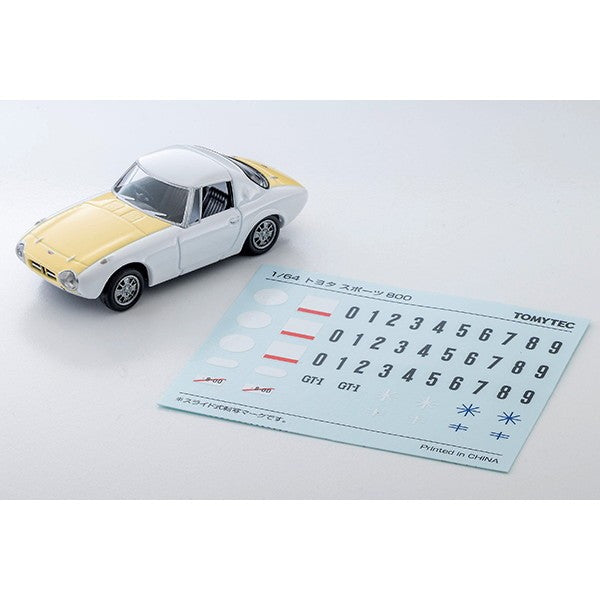 【予約安心出荷】[MDL] トミカリミテッドヴィンテージ LV-215b 1/64 トヨタ スポーツ800 カスタムカラー仕様(白/黄)65年式 完成品 ミニカー(337607) TOMYTEC(トミーテック)(2026年11月)