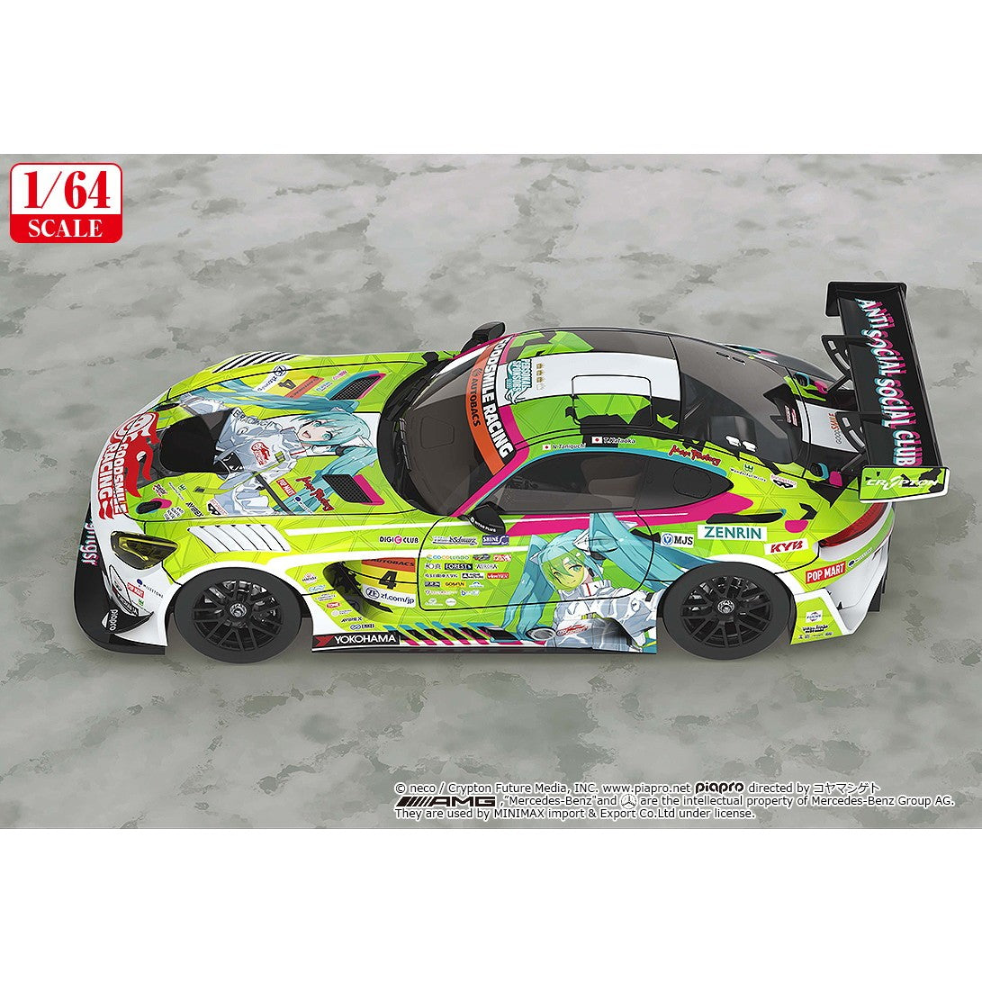 【予約安心出荷】[MDL] (2次再販) 1/64 グッドスマイル 初音ミク AMG 2022 開幕戦Ver. 初音ミク GTプロジェクト 完成品 ミニカー グッドスマイルレーシング(2027年1月)
