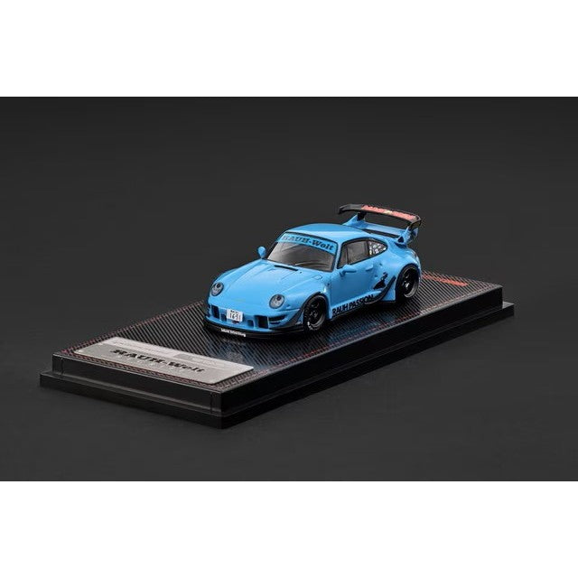 【予約安心出荷】[MDL] 1/64 RWB 993 Light Blue 完成品 ミニカー(IG4211) ignition model(イグニッションモデル)(2027年2月)
