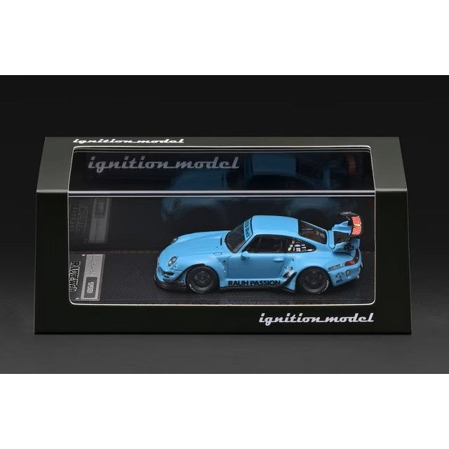 【予約安心出荷】[MDL] 1/64 RWB 993 Light Blue 完成品 ミニカー(IG4211) ignition model(イグニッションモデル)(2027年2月)