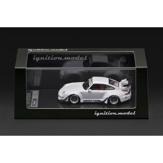 【予約安心出荷】[MDL] 1/64 RWB 993 White Metallic 完成品 ミニカー(IG4216) ignition model(イグニッションモデル)(2027年2月)