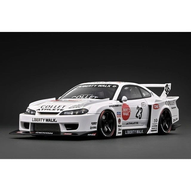 【予約安心出荷】[MDL] 1/18 LB-Super Silhouette S15 SILVIA White 完成品 ミニカー(IG4137) ignition model(イグニッションモデル)(2027年3月)