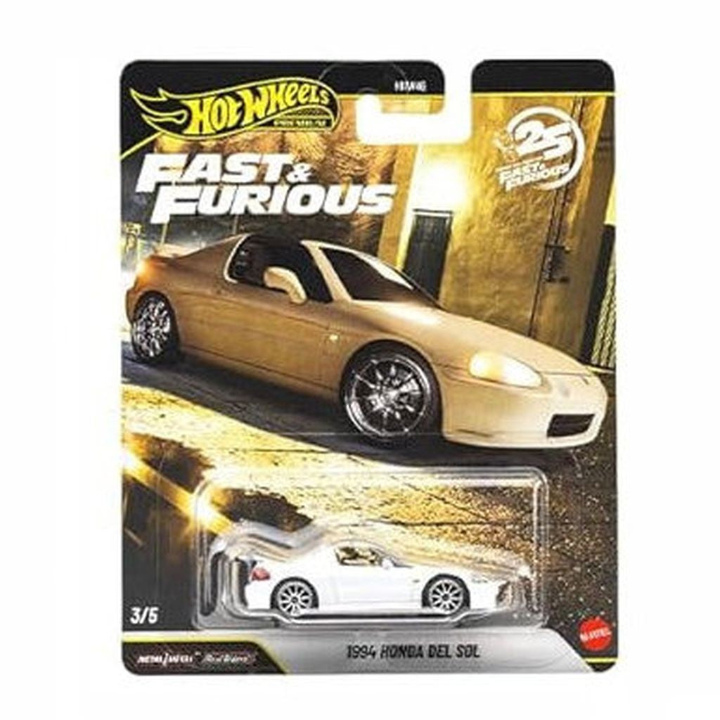 【中古即納】[MDL] Hot Wheels(ホットウィール) ワイルド・スピード プレミアム 1/64 1994 ホンダ デルソル 完成品 ミニカー(JHW63) マテル(20260530)
