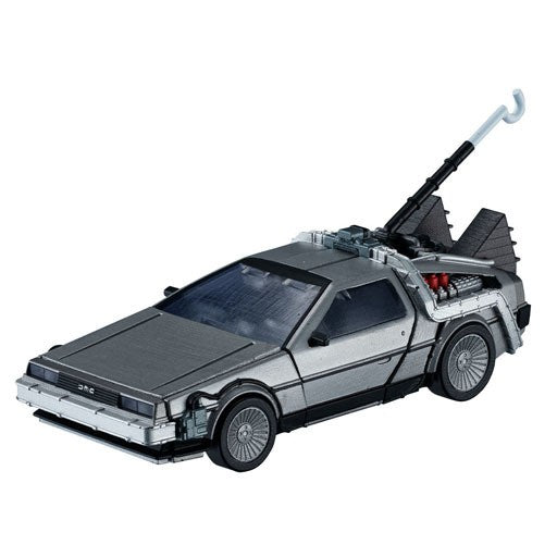 【中古即納】[MDL] プレミアムバンダイ限定 デロリアン PARTI BACK TO THE FUTURE EXCEED MODEL -デロリアン- DX バック・トゥ・ザ・フューチャー PART1 組立品 ミニカー バンダイ(20220325)