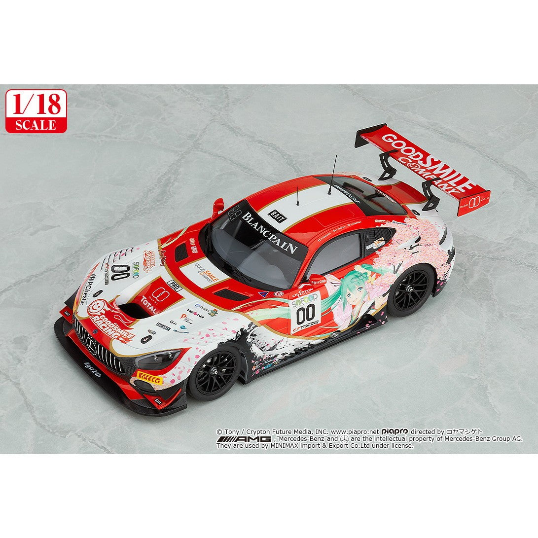 【予約安心出荷】[MDL] (再販) 1/18 グッドスマイル 初音ミク AMG 2017 SPA24H Ver. 初音ミク GTプロジェクト 完成品 ミニカー グッドスマイルレーシング(2027年8月)