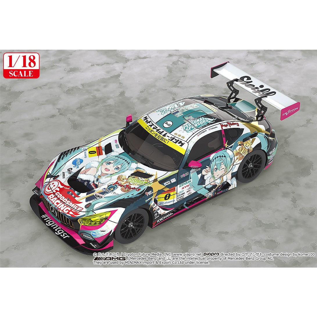 【予約安心出荷】[MDL] (再販) 1/18 グッドスマイル初音ミク AMG 2018最終戦Ver. 初音ミク GTプロジェクト 完成品 ミニカー グッドスマイルレーシング(2027年6月)