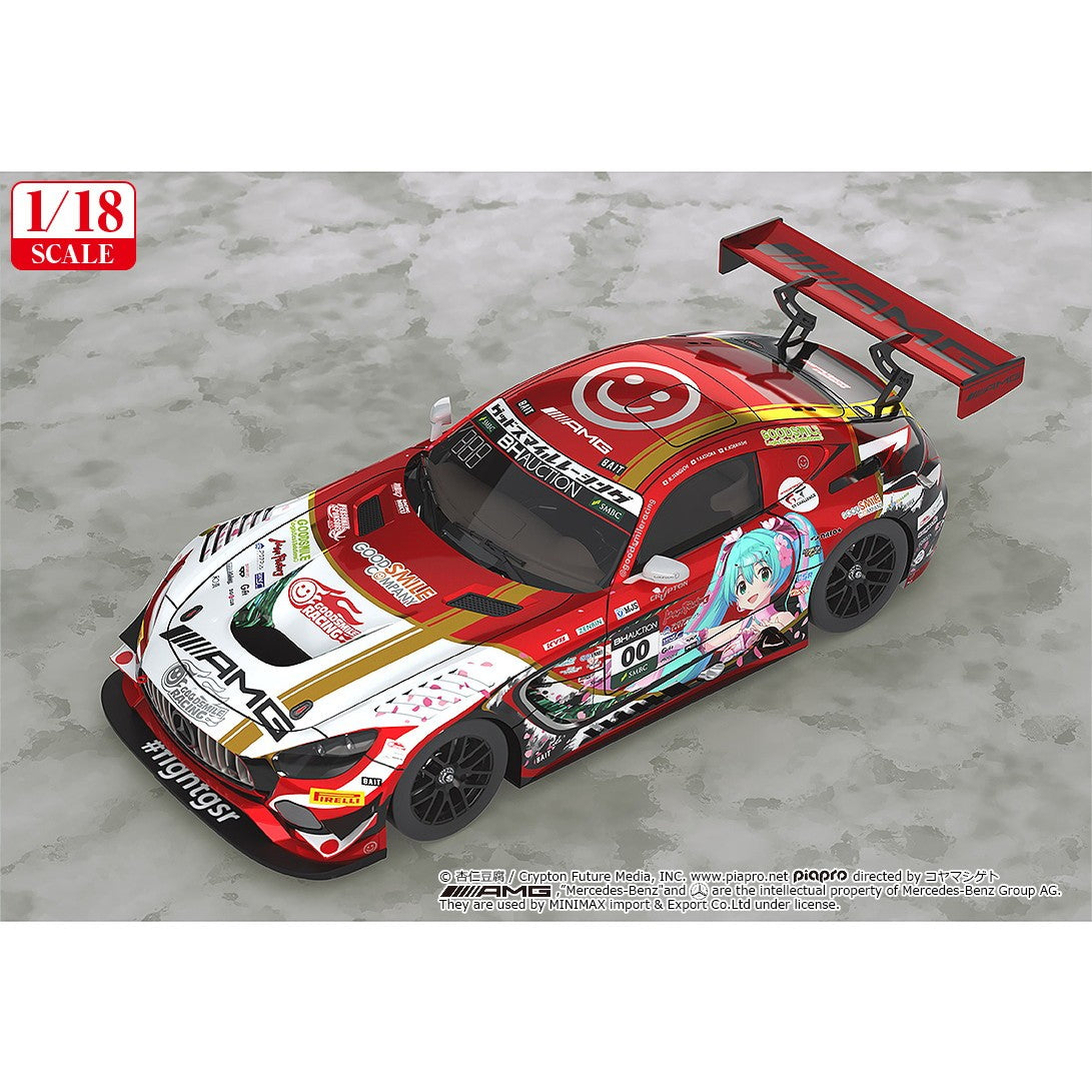 【予約安心出荷】[MDL] (再販) 1/18 Mercedes-AMG Team GOOD SMILE 2019 SUZUKA 10HOURS Ver. 初音ミク GTプロジェクト 完成品 ミニカー グッドスマイルレーシング(2027年8月)