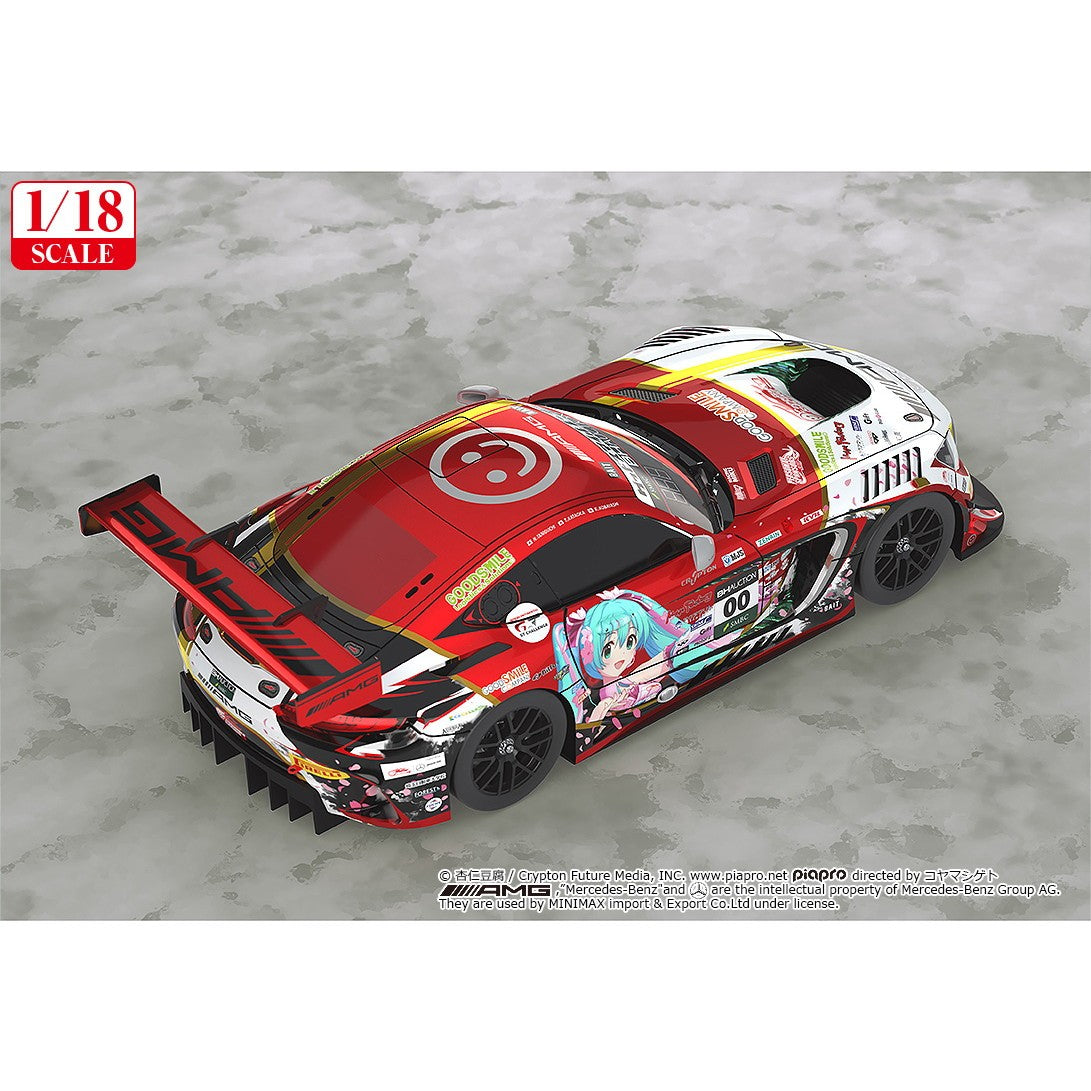 【予約安心出荷】[MDL] (再販) 1/18 Mercedes-AMG Team GOOD SMILE 2019 SUZUKA 10HOURS Ver. 初音ミク GTプロジェクト 完成品 ミニカー グッドスマイルレーシング(2027年8月)