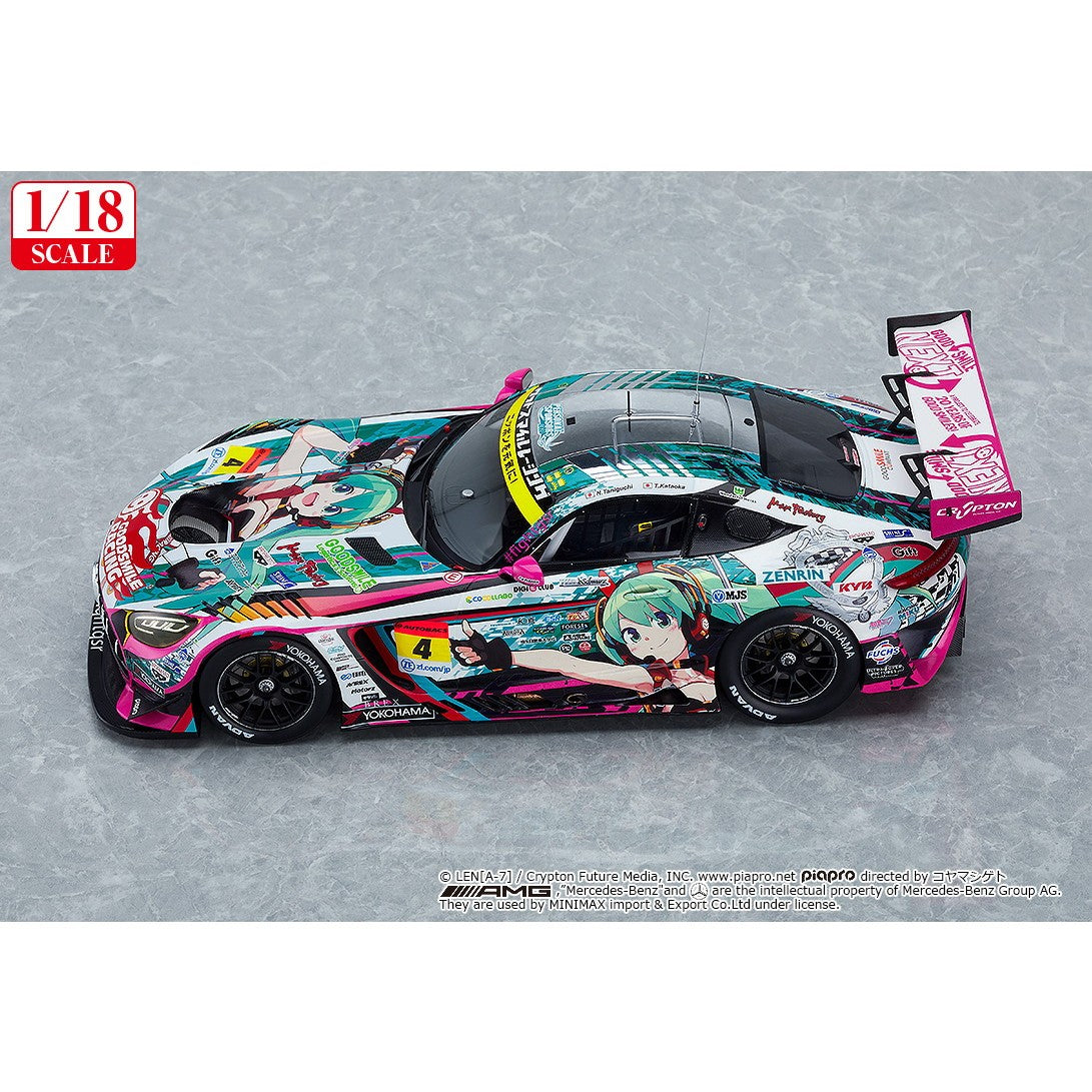 【予約安心出荷】[MDL] (再販) 1/18 グッドスマイル 初音ミク AMG 2020 SUPER GT Okayama Test Ver. 初音ミク GTプロジェクト 完成品 ミニカー グッドスマイルレーシング(2027年5月)