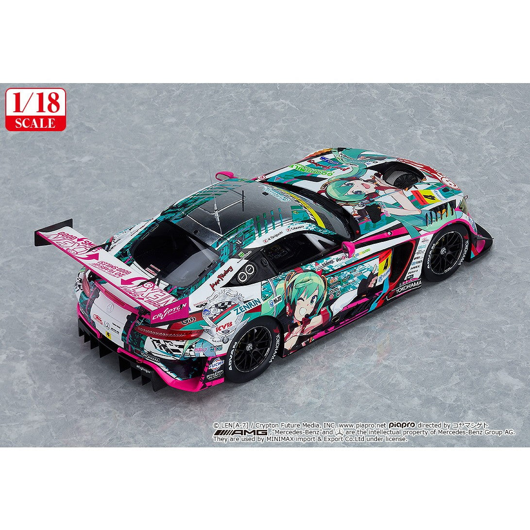 【予約安心出荷】[MDL] (再販) 1/18 グッドスマイル 初音ミク AMG 2020 SUPER GT Okayama Test Ver. 初音ミク GTプロジェクト 完成品 ミニカー グッドスマイルレーシング(2027年5月)