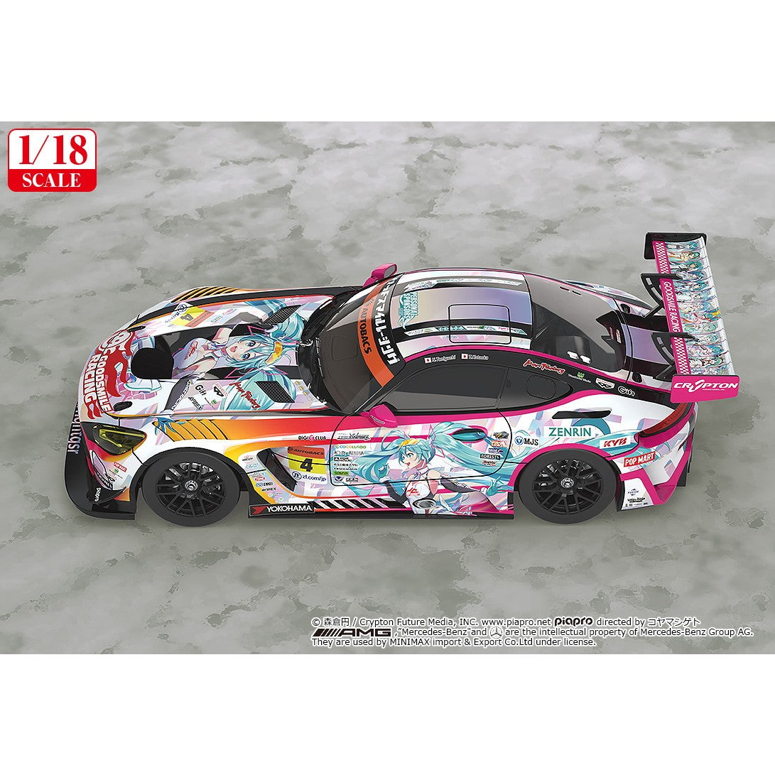 【予約安心出荷】[MDL] (再販) 1/18 グッドスマイル 初音ミク AMG 2021 SUPER GT参戦100戦記念 Ver. 初音ミク GTプロジェクト 完成品 ミニカー グッドスマイルレーシング(2027年5月)