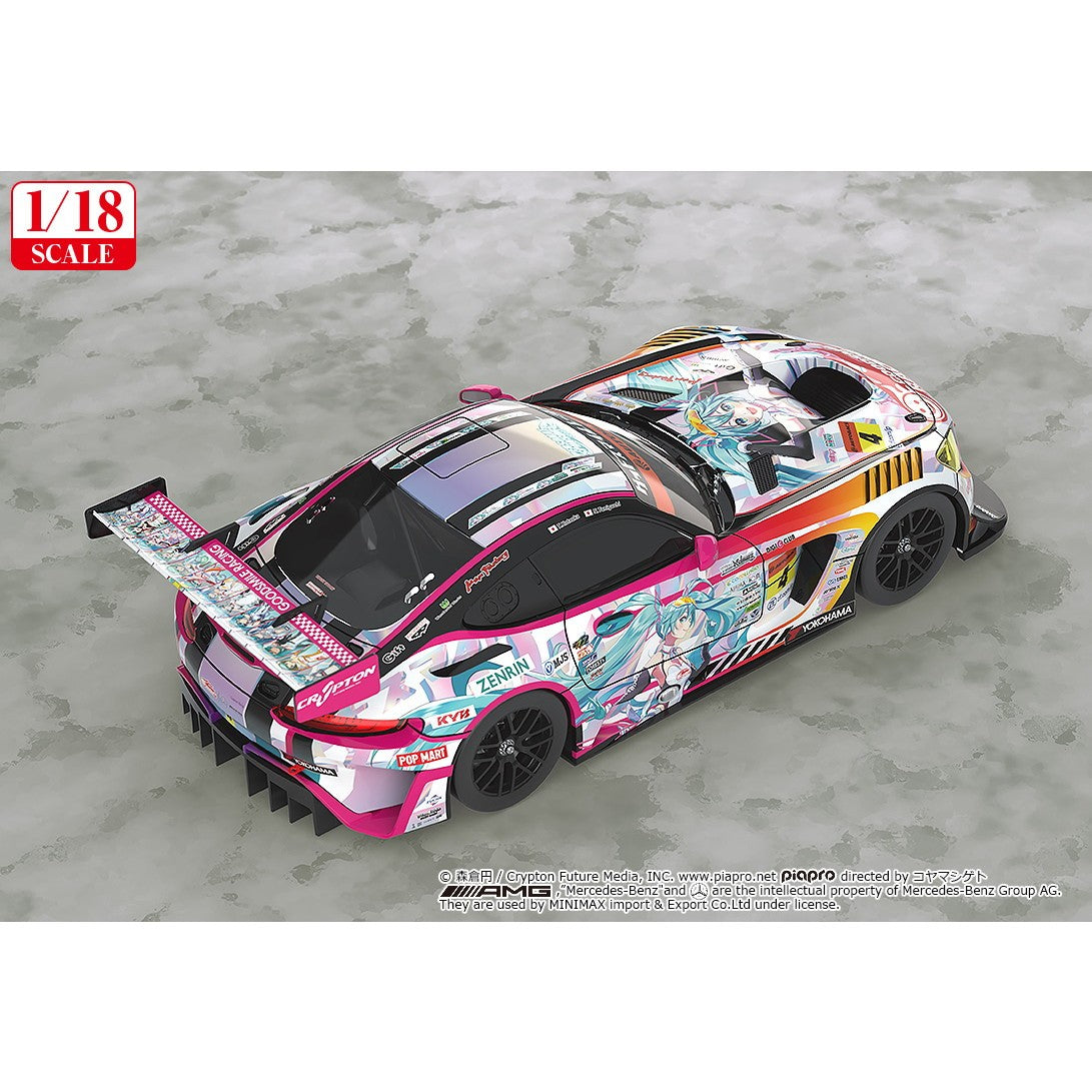 【予約安心出荷】[MDL] (再販) 1/18 グッドスマイル 初音ミク AMG 2021 SUPER GT参戦100戦記念 Ver. 初音ミク GTプロジェクト 完成品 ミニカー グッドスマイルレーシング(2027年5月)