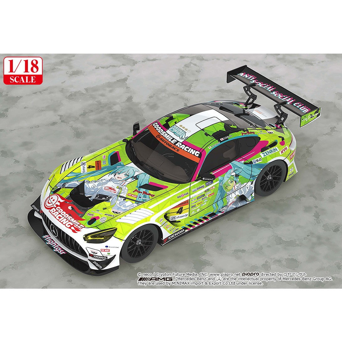 【予約安心出荷】[MDL] (再販) 1/18 グッドスマイル 初音ミク AMG 2022 開幕戦Ver. 初音ミク GTプロジェクト 完成品 ミニカー グッドスマイルレーシング(2027年4月)