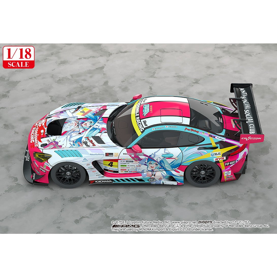 【予約安心出荷】[MDL] (再販) 1/18 グッドスマイル 初音ミク AMG 2024 開幕戦Ver. 初音ミク GTプロジェクト 完成品 ミニカー グッドスマイルレーシング(2027年2月)