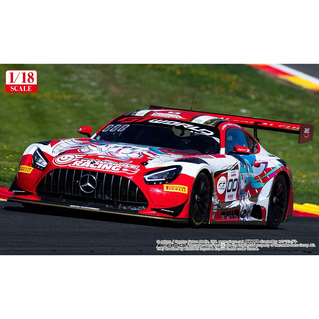 【予約安心出荷】[MDL] (再販) 1/18 グッドスマイル 初音ミク AMG 2025 SPA24H Ver. 初音ミク GTプロジェクト 完成品 ミニカー グッドスマイルレーシング(2027年8月)