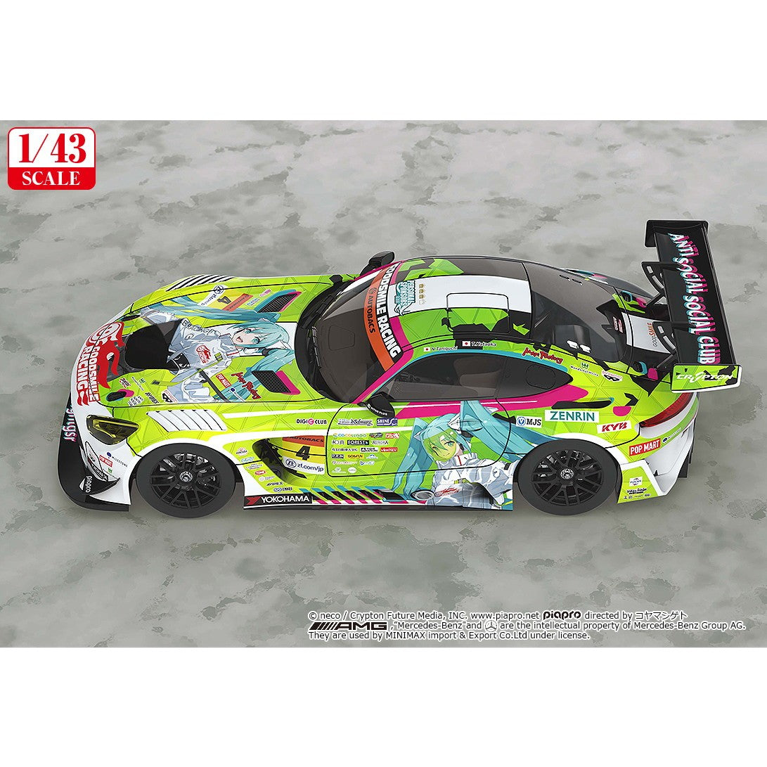【予約安心出荷】[MDL] (再販) 1/43 グッドスマイル 初音ミク AMG 2022 開幕戦Ver. 初音ミク GTプロジェクト 完成品 ミニカー グッドスマイルレーシング(2027年4月)