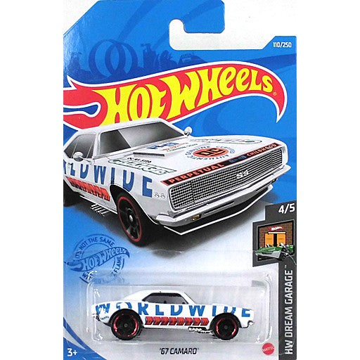 【中古即納】[MDL] Hot Wheels(ホットウィール) DREAM GARAGE 1/64 '67 CAMARO(ホワイト×ブルー) 完成品 ミニカー(GRY12-M7C5) マテル(20220328)