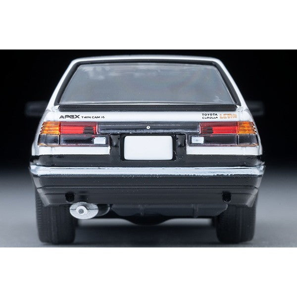 【予約安心出荷】[MDL] トミカリミテッドヴィンテージ NEO LV-N304d 1/64 トヨタ カローラレビン 2ドア GT-APEX RSワタナベホイール装着車(白/黒)85年式 完成品 ミニカー(342069) TOMYTEC(トミーテック)(2027年1月)