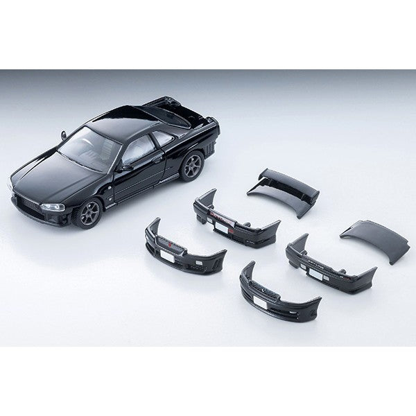 【予約安心出荷】[MDL] トミカリミテッドヴィンテージ NEO LV-N353c 1/64 日産 スカイライン 2ドアスポーツクーペ 25GT TURBO オプションパーツ付(黒)2000年式 完成品 ミニカー(339533) TOMYTEC(トミーテック)(2027年1月)