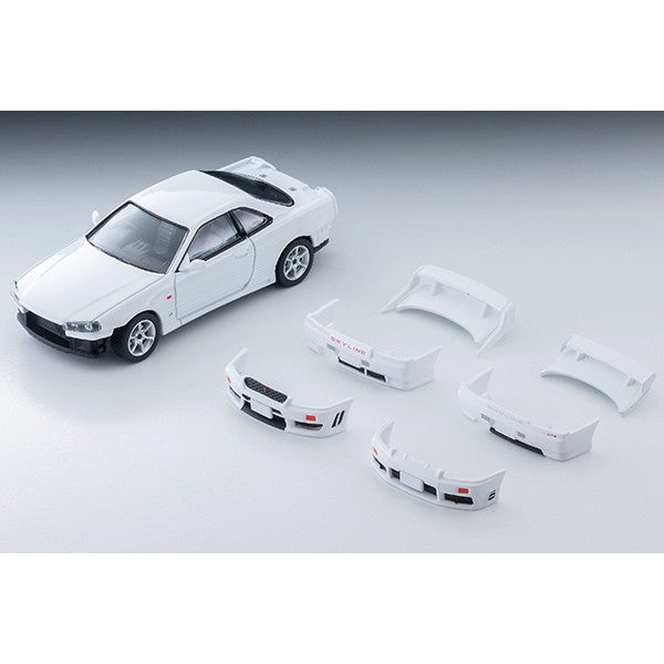 【予約安心出荷】[MDL] トミカリミテッドヴィンテージ NEO LV-N365b 1/64 日産 スカイライン 2ドアスポーツクーペ 25GT TURBO オプションパーツ付(白)1998年式 完成品 ミニカー(339540) TOMYTEC(トミーテック)(2027年1月)