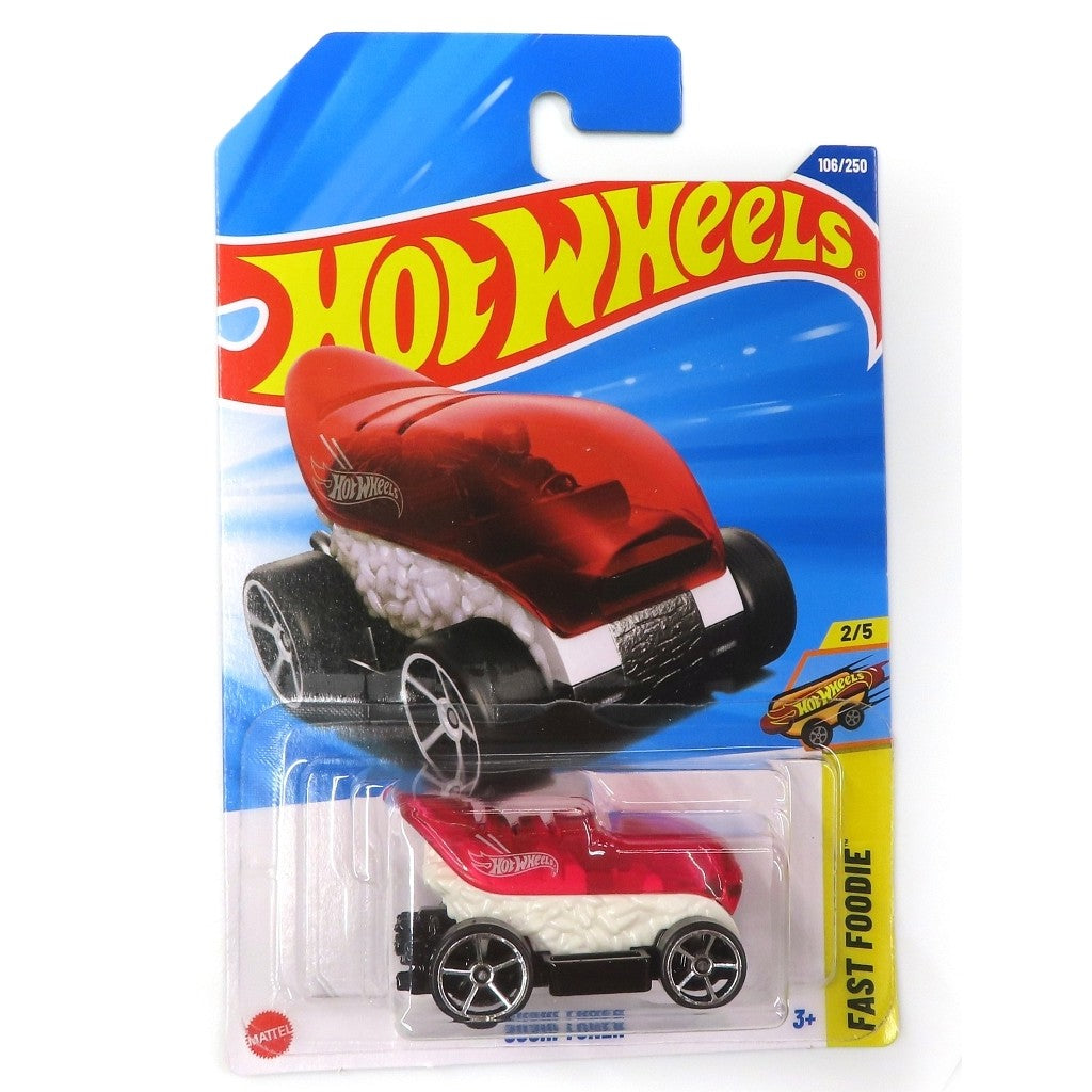 【中古即納】[MDL] Hot Wheels(ホットウィール) FAST FOODIE 1/64 SUSHI TUNER(レッド×ホワイト) 完成品 ミニカー(JBC01) マテル(20220328)