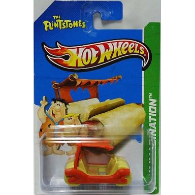 【中古即納】[MDL] Hot Wheels(ホットウィール) HW IMAGINATION 1/64 THE FLINTSTONES FLINTMOBILE(ブラウン×クリーム) 完成品 ミニカー(X1629-07A3) マテル(20220328)