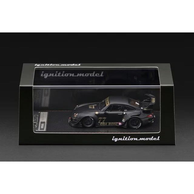 【予約安心出荷】[MDL] 1/64 RWB 993 Matte Black 完成品 ミニカー(IG4212) ignition model(イグニッションモデル)(2027年3月)