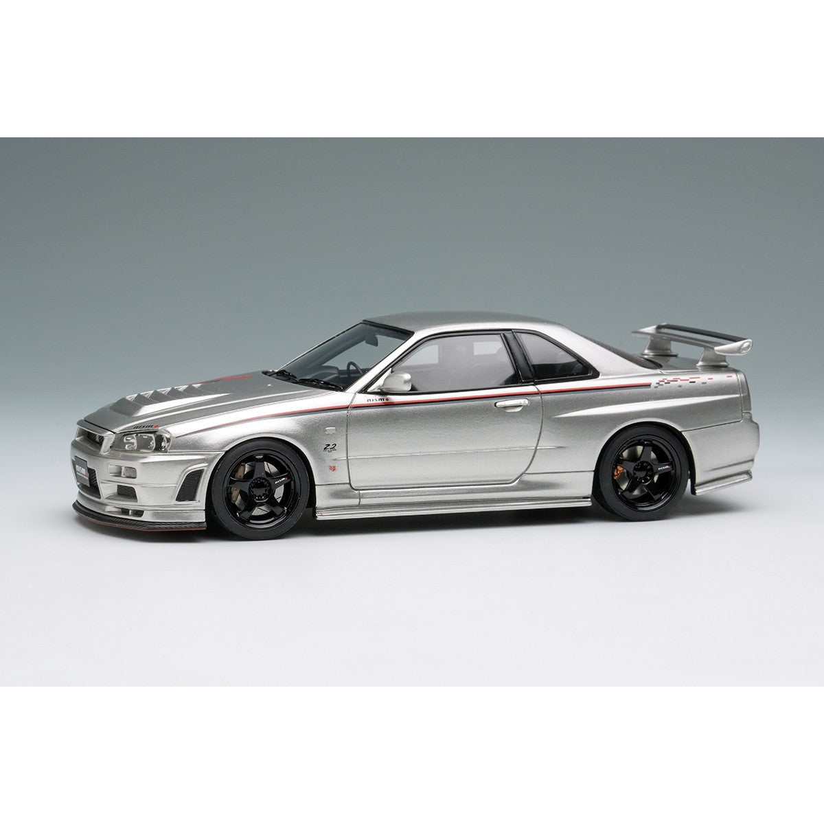 【予約安心出荷】[MDL] 1/43 NISMO(ニスモ) R34 Z-tune Prototype Nur Test 2003 シルバー/ニスモストライプ 完成品 ミニカー(EM793) EIDOLON(アイドロン)(2027年2月)