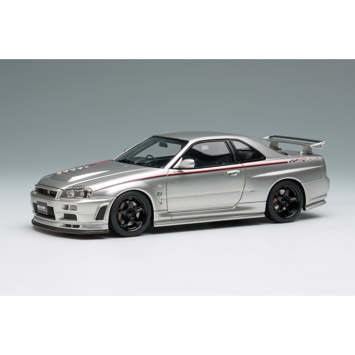 【予約安心出荷】[MDL] 1/43 NISMO(ニスモ) R34 Z-tune Prototype Nur Test 2003 シルバー/ニスモストライプ 完成品 ミニカー(EM793) EIDOLON(アイドロン)(2027年2月)