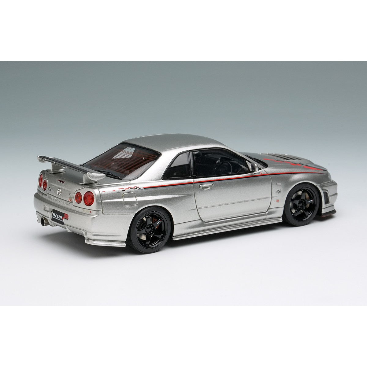 【予約安心出荷】[MDL] 1/43 NISMO(ニスモ) R34 Z-tune Prototype Nur Test 2003 シルバー/ニスモストライプ 完成品 ミニカー(EM793) EIDOLON(アイドロン)(2027年2月)