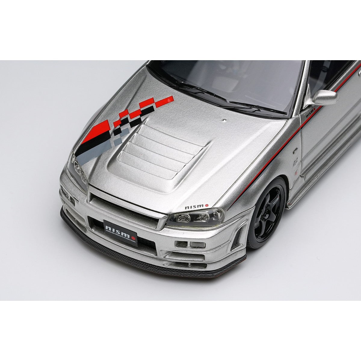 【予約安心出荷】[MDL] 1/43 NISMO(ニスモ) R34 Z-tune Prototype Nur Test 2003 シルバー/ニスモストライプ 完成品 ミニカー(EM793) EIDOLON(アイドロン)(2027年2月)