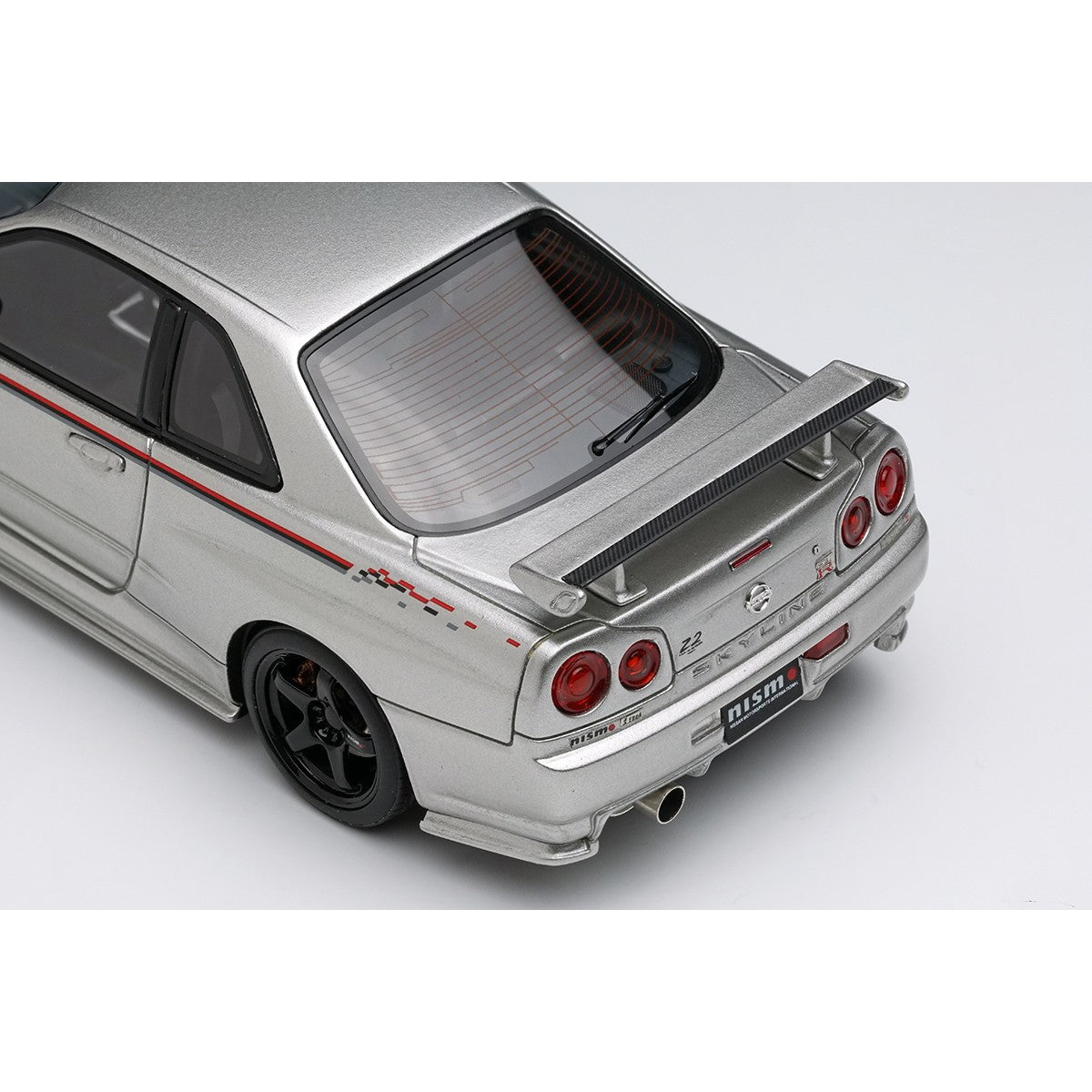 【予約安心出荷】[MDL] 1/43 NISMO(ニスモ) R34 Z-tune Prototype Nur Test 2003 シルバー/ニスモストライプ 完成品 ミニカー(EM793) EIDOLON(アイドロン)(2027年2月)