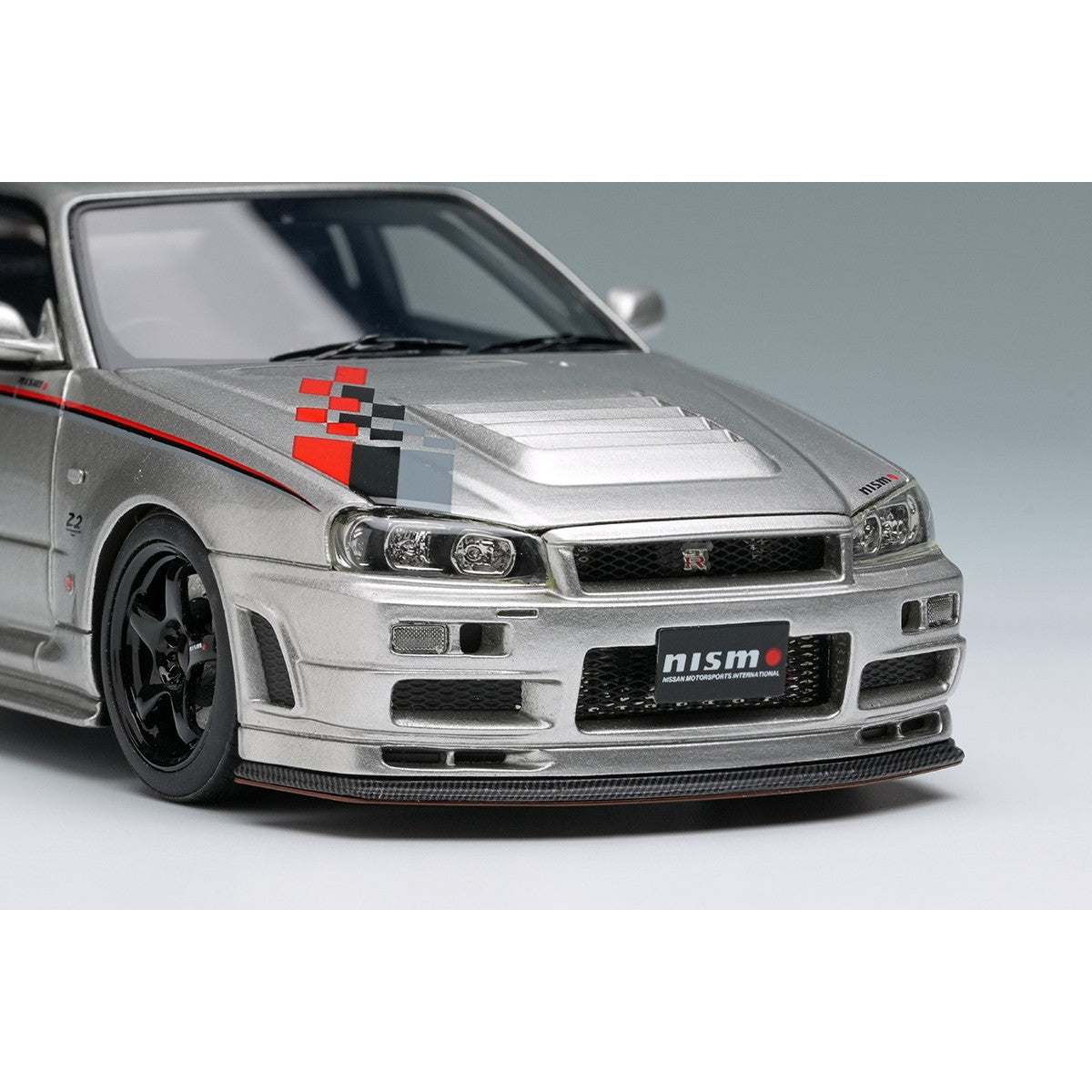 【予約安心出荷】[MDL] 1/43 NISMO(ニスモ) R34 Z-tune Prototype Nur Test 2003 シルバー/ニスモストライプ 完成品 ミニカー(EM793) EIDOLON(アイドロン)(2027年2月)
