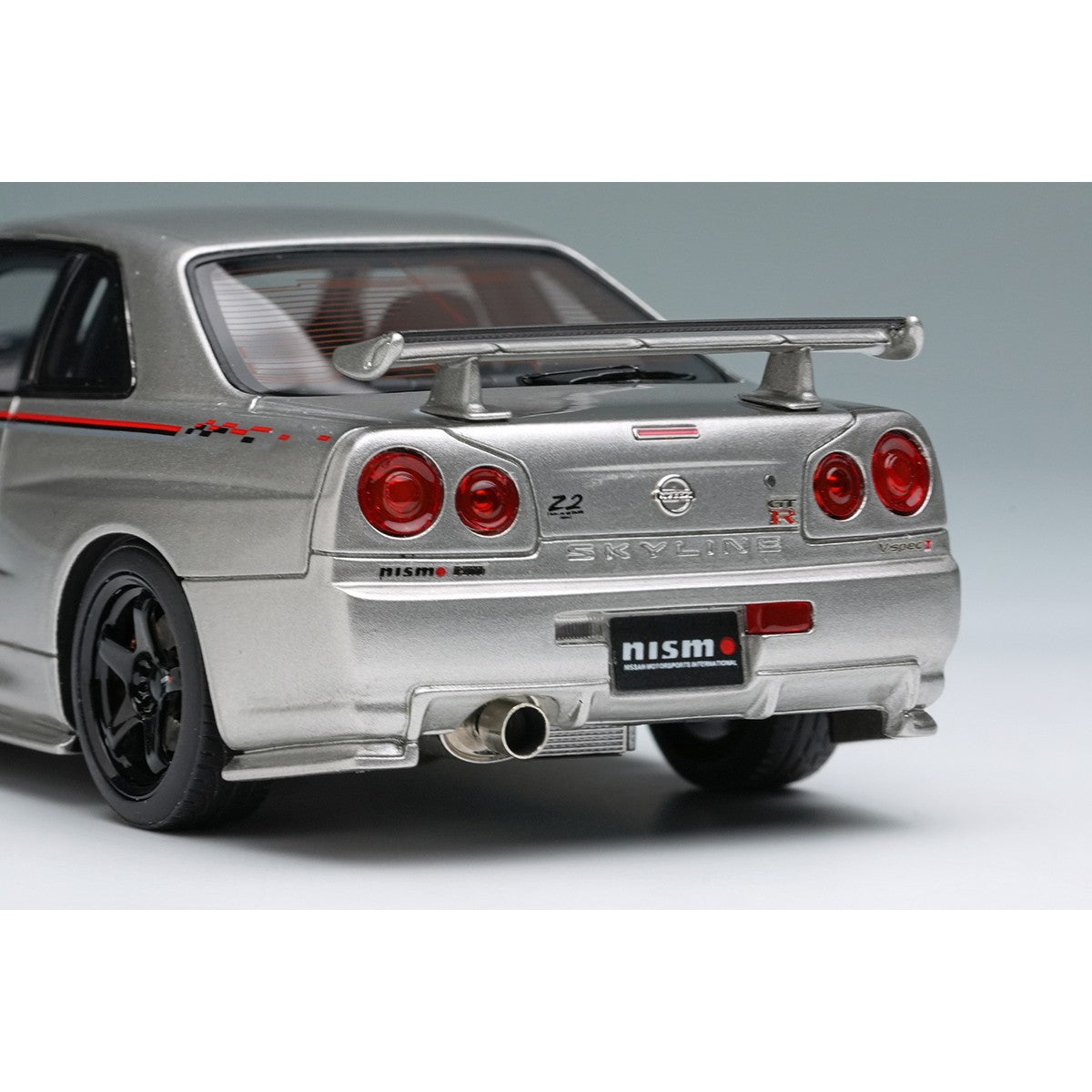 【予約安心出荷】[MDL] 1/43 NISMO(ニスモ) R34 Z-tune Prototype Nur Test 2003 シルバー/ニスモストライプ 完成品 ミニカー(EM793) EIDOLON(アイドロン)(2027年2月)