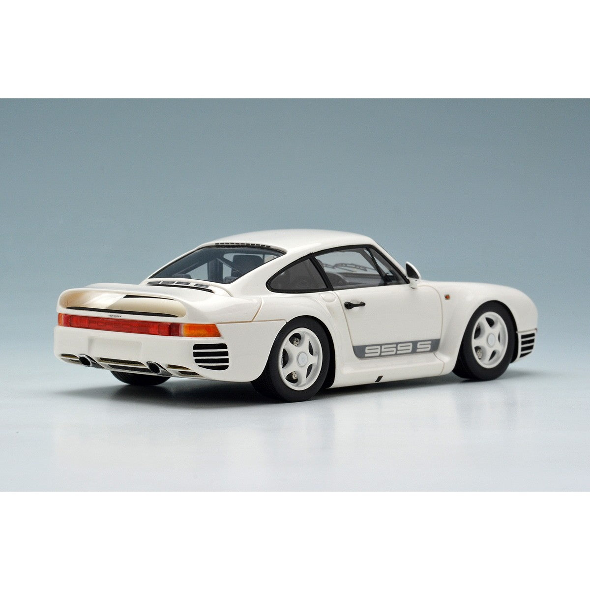 【予約安心出荷】[MDL] (再販) 1/43 Porsche(ポルシェ) 959 S 1986 ホワイト/グレーストライプ 完成品 ミニカー(EM354A) EIDOLON(アイドロン)(2027年2月)