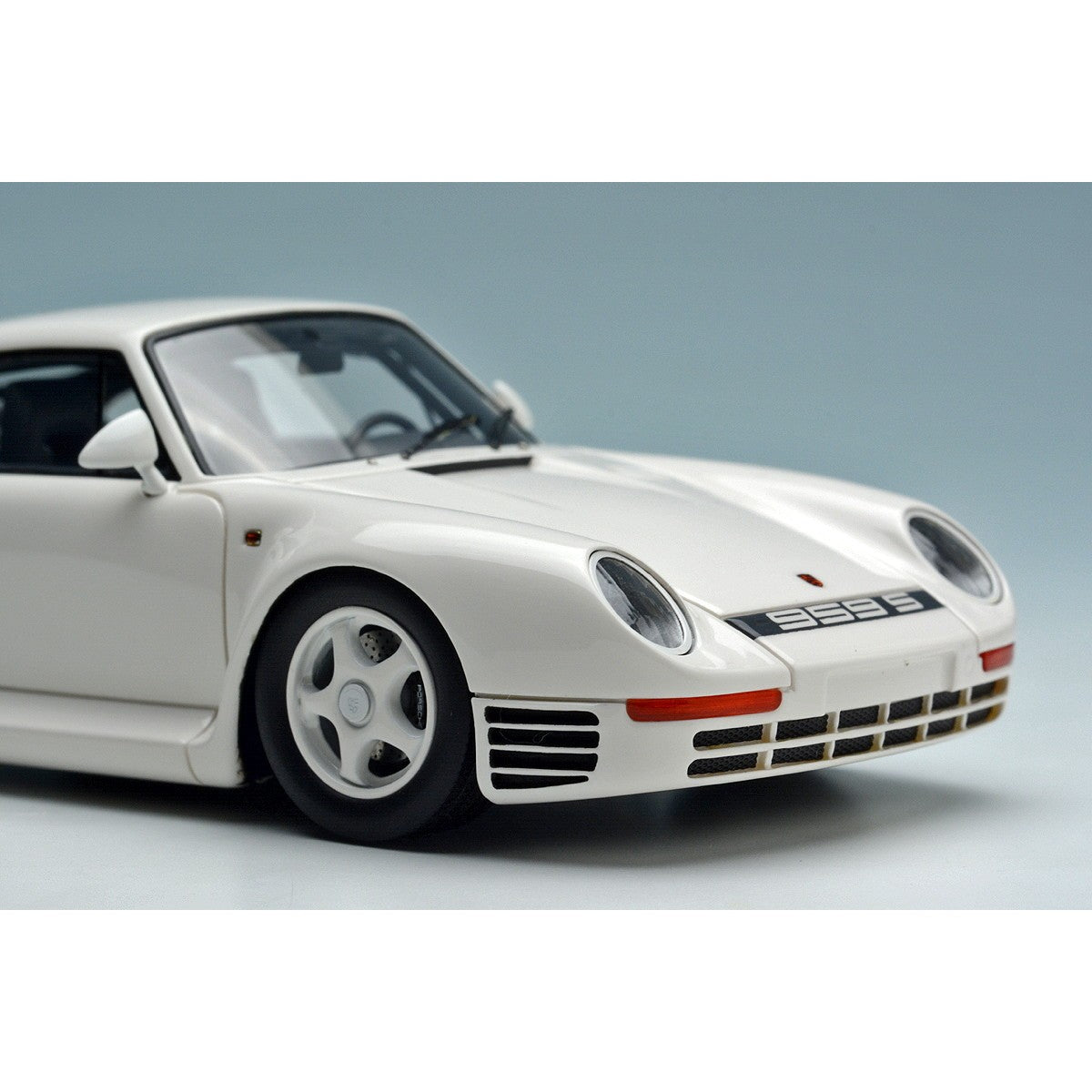 【予約安心出荷】[MDL] (再販) 1/43 Porsche(ポルシェ) 959 S 1986 ホワイト/グレーストライプ 完成品 ミニカー(EM354A) EIDOLON(アイドロン)(2027年2月)