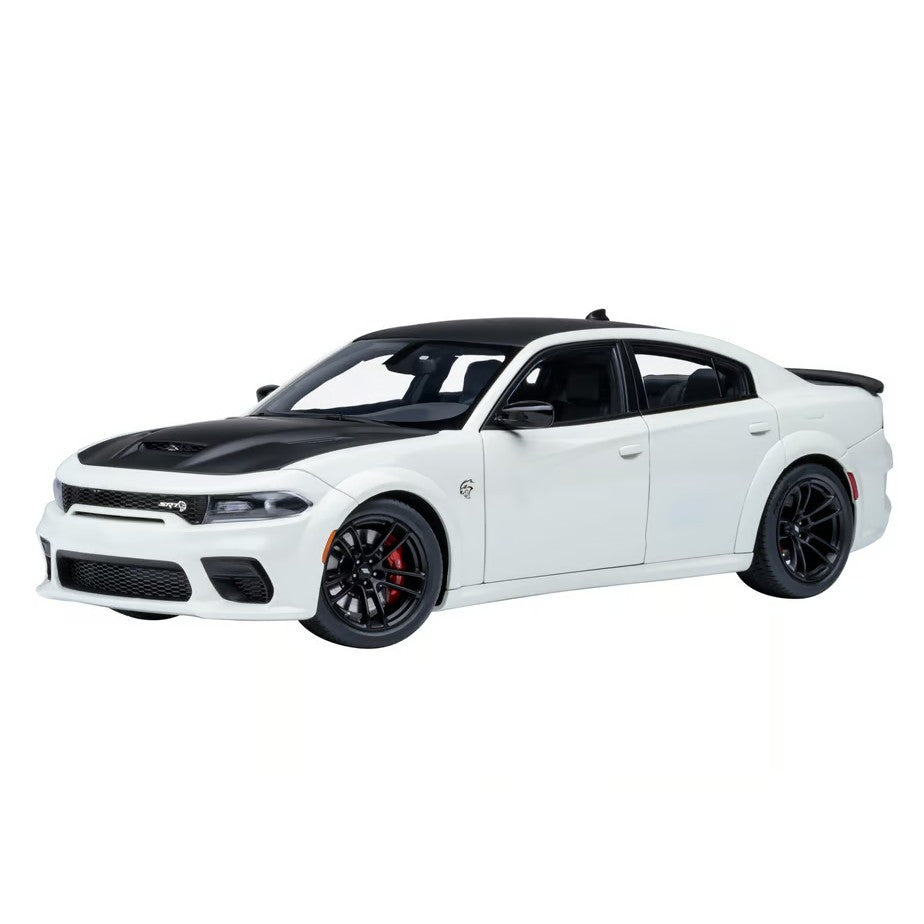 【予約安心出荷】[MDL] オートアート・コンポジットモデルシリーズ 1/18 ダッジ チャージャー SRT ヘルキャット レッドアイ ジェイルブレイク(ホワイト×マットブラック(KNUCKLE WHITE)) 完成品 ミニカー(71751) AUTOart(オートアート)(2026年9月)