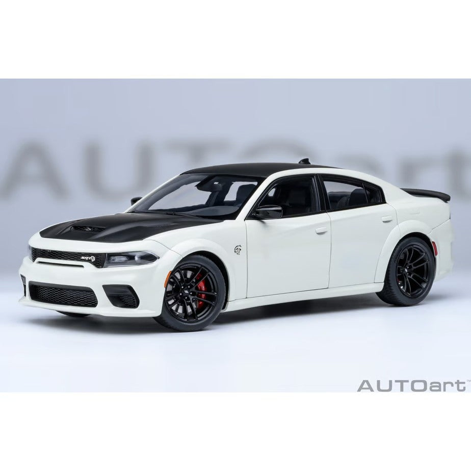 【予約安心出荷】[MDL] オートアート・コンポジットモデルシリーズ 1/18 ダッジ チャージャー SRT ヘルキャット レッドアイ ジェイルブレイク(ホワイト×マットブラック(KNUCKLE WHITE)) 完成品 ミニカー(71751) AUTOart(オートアート)(2026年9月)